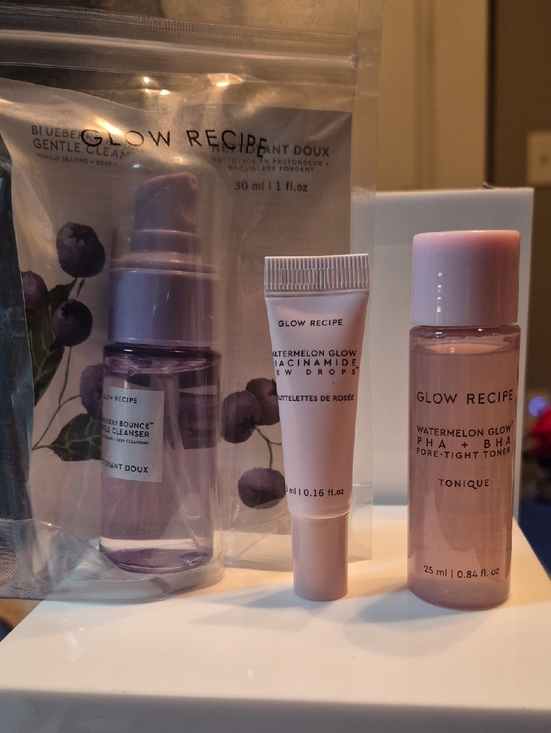 Glow Recipe Other - Glow Recipe 3-Piece Blueberry Bounce & Watermelon Glow Travel Size Bundle, New